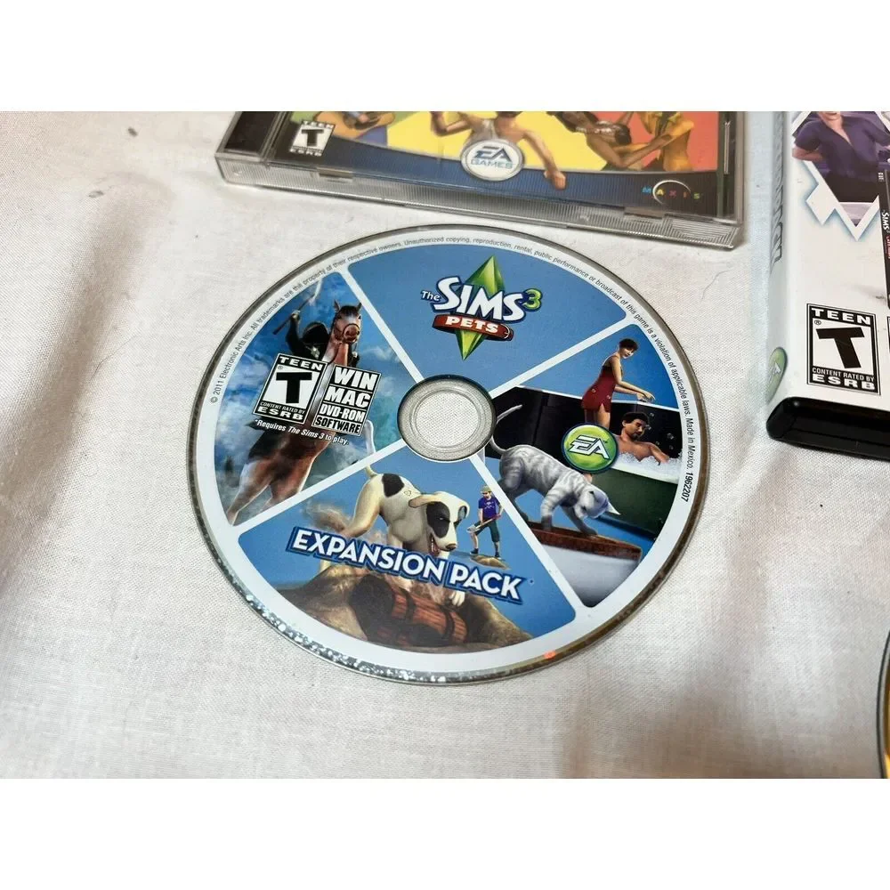 Sims PC Game Lot Of 10.Sims 3, Sims 4, Sims Online And‎ Several Expansion Packs